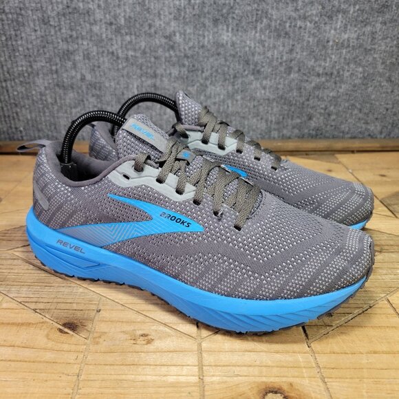 Brooks Revel 6 Mens 9.5 Shoes Blackened Pearl Blue Running Athletic Sneakers - Picture 1 of 11